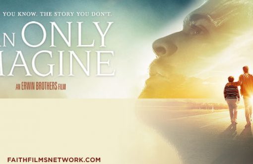 Movie poster for I Can Only Imagine by Erwin Brothers, featuring a sunlit walk and face silhouette.